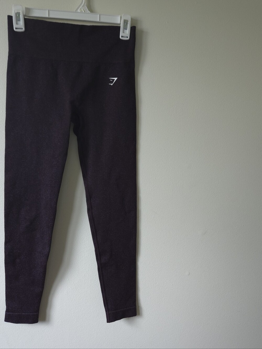 Gymshark Vital Seamless High Rise Workout Leggings Dark Purple Plum Marl